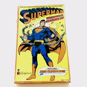 Vintage 1978 Colorforms Superman Adventure Set
