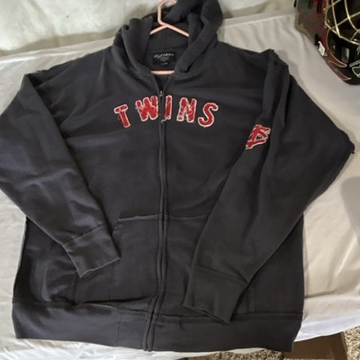 Wright & Ditson Navy MN Twins Zip Hoodie. XL