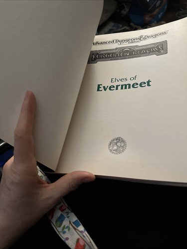 Elves of Evermeet by TSR Inc. Staff (1994, Hardcover) - Foto 10 di 15