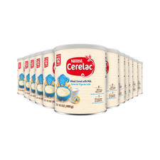 Nestle Cerelac, Wheat Cereal with Milk, 14.1 Oz Pack of 12