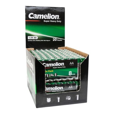 160x Camelion AA Batterie R6P 1,5V Super Heavy Duty Mignon 20x8er Value Pack