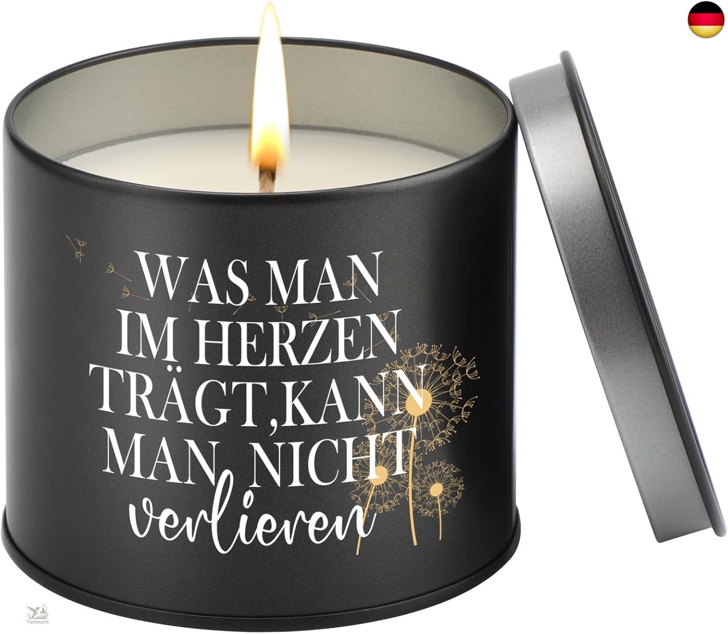 PRSTENLY Trauergeschenk, 9OZ Kondolenz Trauerkerzen mit Spruch, Trost Geschenke