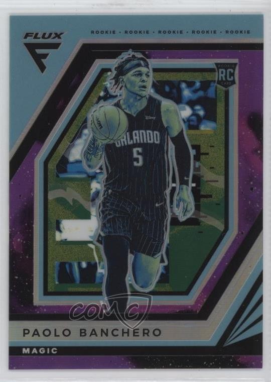 2022-23 Panini Flux Rookies Supernova Prizm /75 Paolo Banchero #237 Rookie RC