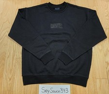 NEW KITH CLASSIC BOX LOGO CYBER MONDAY CREWNECK 2021 BLACK SIZE XS