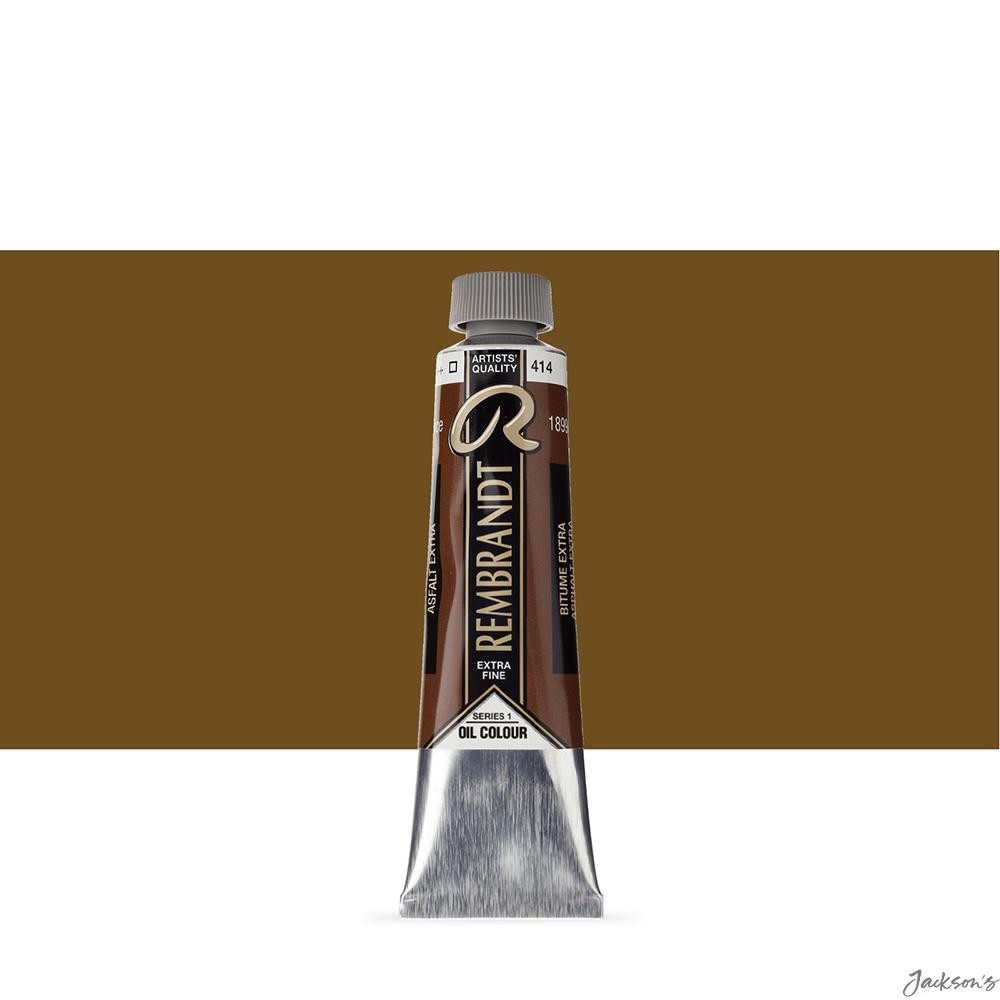 Royal Talens Rembrandt Oil Paint Tube 40ml Asphaltum Artist Painting