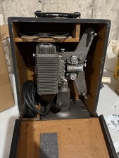 Vintage Revere Eight 8mm Film Projector Model 85 w/ Case, Reel  Cable