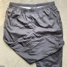 Vintage USA Olympic Nylon Track Pants Men's Black JC Penny Ankle Zip Jogger 2XL