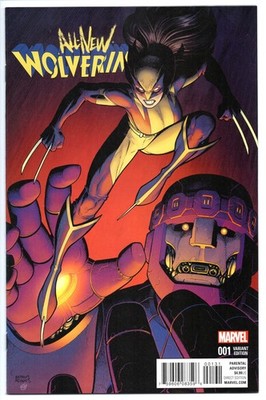 All-New Wolverine #1H Art Adams 1:25 Retailer Incentive Ratio Variant Cover 2016