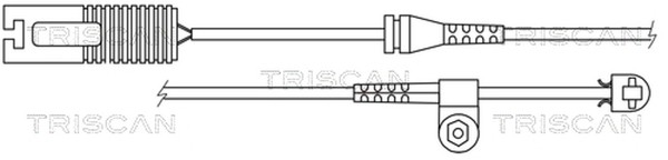 Triscan Warnkontakt Bremsbelagverschleiß 8115 11013 FüR BMW 7Er E38 725 Tds 728-image