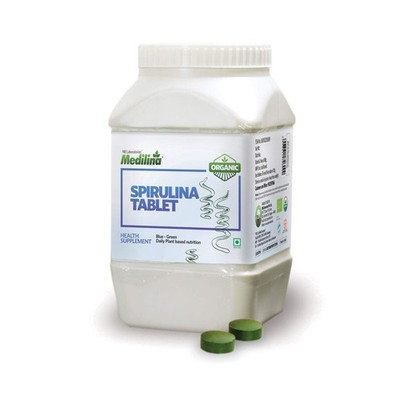 Organic Spirulina Tablets 500mg |Protein Rich Superfood |Immunity & Energy Boost