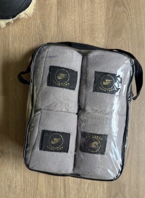 Bandagen, 4x Neu, Hellgrau, Original  Tasche, Fleece