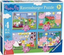 NEW Ravensburger 4 in 1 Pieces Jigsaw Puzzle 3 Ages Peppa Pig