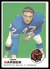 1969 Topps Stew Barber #242 Buffalo Bills