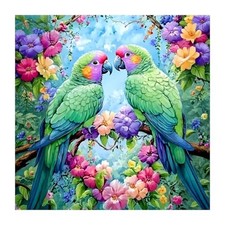 Bird Diamond Art Kits for Adults - 5D Parrot Diamond Painting Kit for