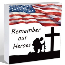 Memorial Day Decorations 4th of July Decorations Table Patriotic Fourth Red Ww