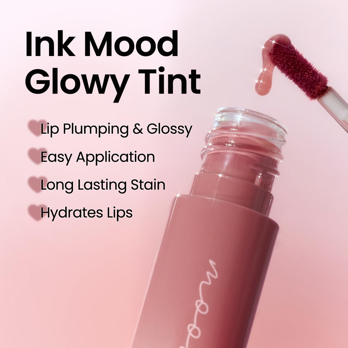 Peripera Ink Mood Glowy Tint | Lip-Plumping, Naturally Moisturizing, Lightwei...