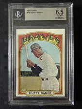 1972 Topps - High # Dusty Baker #764 Beckett 6.5 EX-MT+