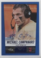 2014 Panini Hot Rookies Rookie Signatures Blue 12/99 Michael Campanaro Auto un2