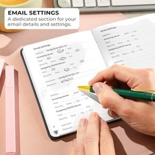 Password Book with alphabetical tabs. Internet Address Organizer Logbook. Sma...