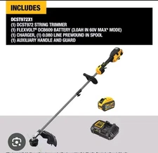 DEWALT 60V MAX Brushless Attachment Capable String Trimmer Kit (No Battery)