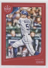 2019 Diamond Kings Red Framed Ichiro Suzuki (Swing Followthrough) #80 HOF 04br