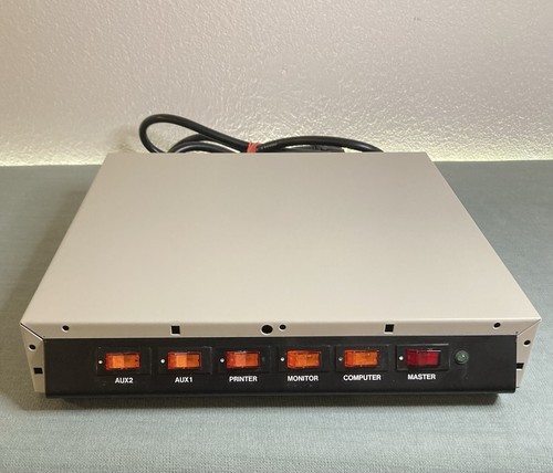Vintage Memorex Power Center (TVSS1449 PC-006-1) Tested *Missing Cover* Works!