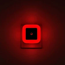 Elsent [ Pack of 4 ] Real Red LED Night Lights, Plug into Wall Lights with Li...