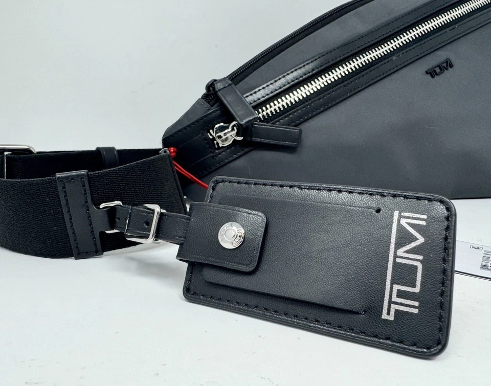 Tumi BRICKLEN 15.0” Smooth Polyester Large Sling Crossbody Charcoal Gray NWT - Image 3 of 4