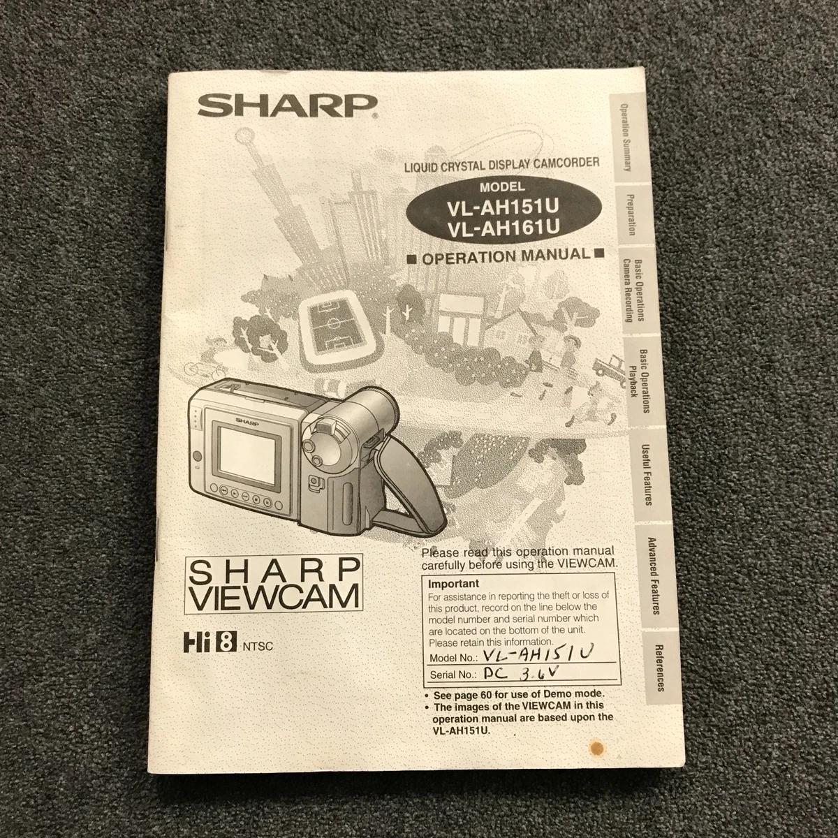 Sharp Hi8 Camcorders for sale | eBay