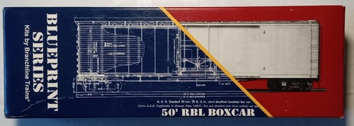 Branchline Blueprint #1713 50' enchufe puerta caja coche Texas & Pacific #3501 kit nuevo en caja | Zustand: New