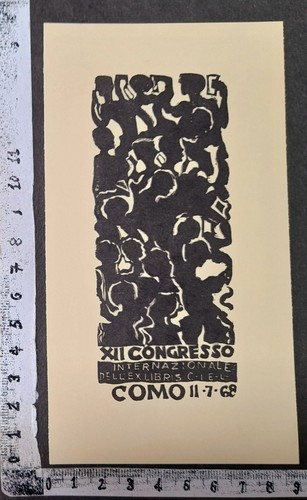 WUNDERKAMMER PL EXLIBRIS 84 - " POLONIA CONGRESSO COMO ANNO 1968" - * * - X - 第 1/1 張圖片