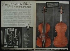 VIOLIN making Carlton Stanley 1943 article GOLDEN STRAD