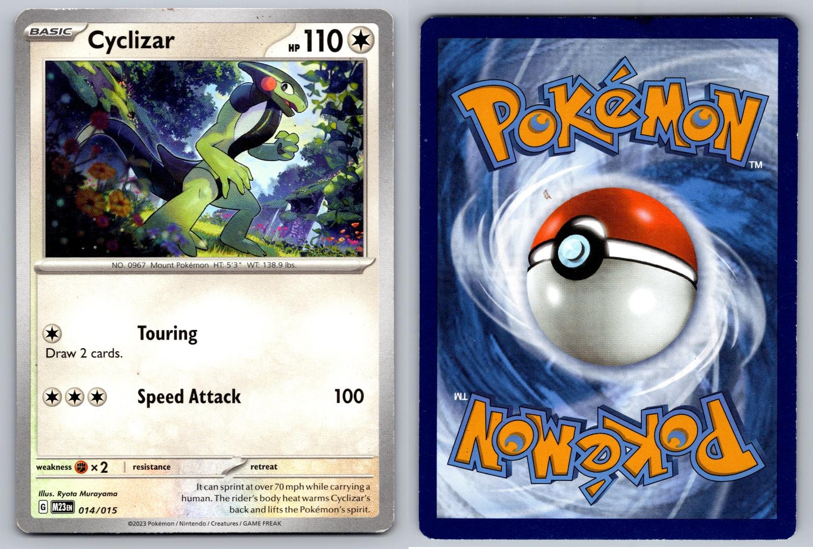 CYCLIZAR 014/015 PROMO MCDONALD'S COLLECTION 2023 POKEMON NM