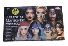 Fun World Celestial Halloween Makeup Kit - 13 Pieces - Character Makeup - 8 