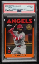 2021 Chrome 1986 Topps Baseball Orange Refractor 24/25 Jo Adell PSA 9 MINT 13rw