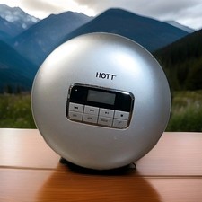 HOTT CD611 Gray Portable Bluetooth CD Player Tested Works