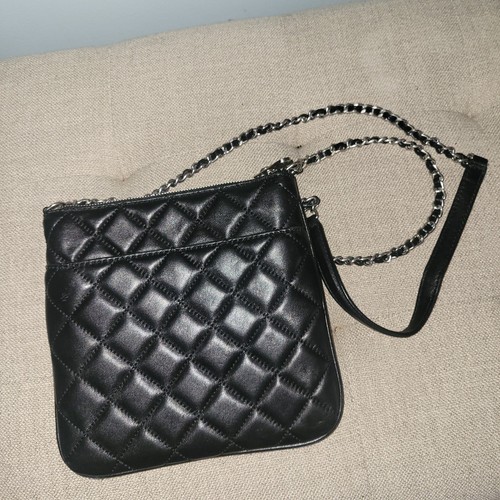 Michael Kors Sloan Medium Swing Pack Purse Black Quilted Bag Ret - Picture 5 of 5