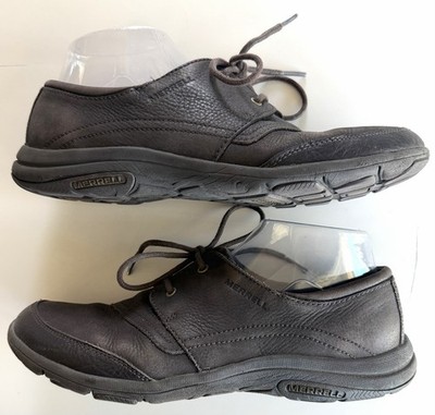 Merrell M-Select Fresh Brown Leather Lace Up JAVA Walking Shoes Womens Size 9M