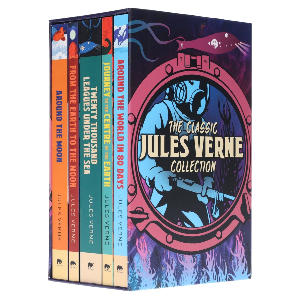 The Classic Jules Verne Collection 5 Books Box Set - Ages 14+