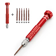 6 in 1 Precision Screwdriver Cellphone Repair Kit Set For Watch iPhone Tool Red