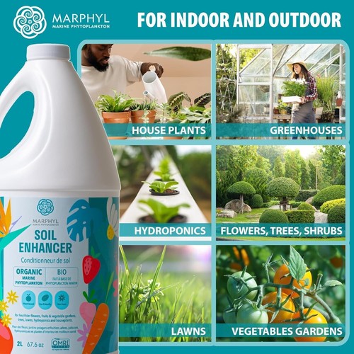 Organic Liquid Fertilizer 16.9 oz All-Purpose Plant Food for Indoor Outdoor Use - Picture 6 of 11