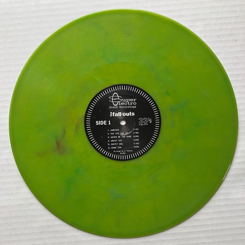 THE FALL-OUTS s/t 1992 US Super Electro GREEN VINYL LP Sub Pop MUDHONEY Minty! - Picture 3 of 3