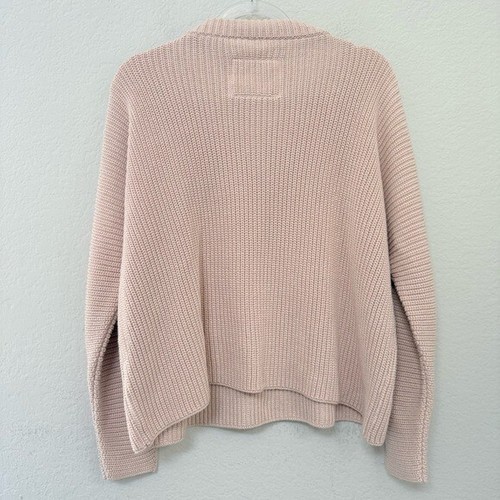 Frank & Eileen Monterey Pullover rosa gerollt Trichterkragen Feder Größe S - Bild 5 von 6