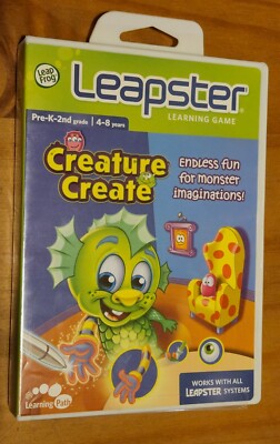 Leapster  Creature Create Learning Game New open box