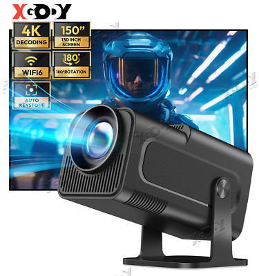 2024 LED Beamer 4K Projektor HD 1080P 5G WiFi Heimkino HDMI Android 10000 Lumens