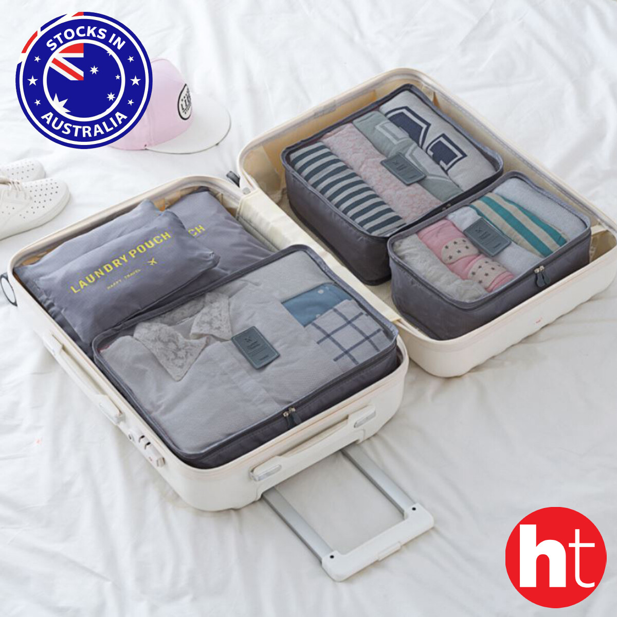 iDEER LIFE 6Set Packing Cubes Luggage Packing Organizers for Travel Accessories eBay