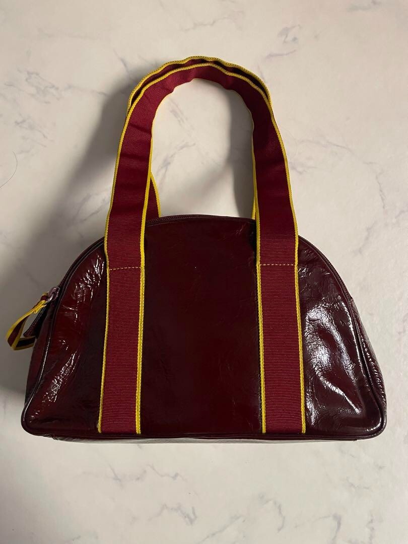 バッグ FW2000's MIUMIU HAND BAG PATENT ARCHIVE MIU MIU Archive 2000SS Patent Leather Bag Wine Red | eBay