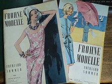 FROHNE MODELLE, Frühjahr/Sommer 1964 und 1965 mit Schnittbögen u. Arbeitsheft