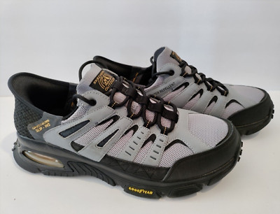 Skechers Men's 11.5 Skech-Air Envoy Emissary Hands Free Slip-ins Sneaker Gray