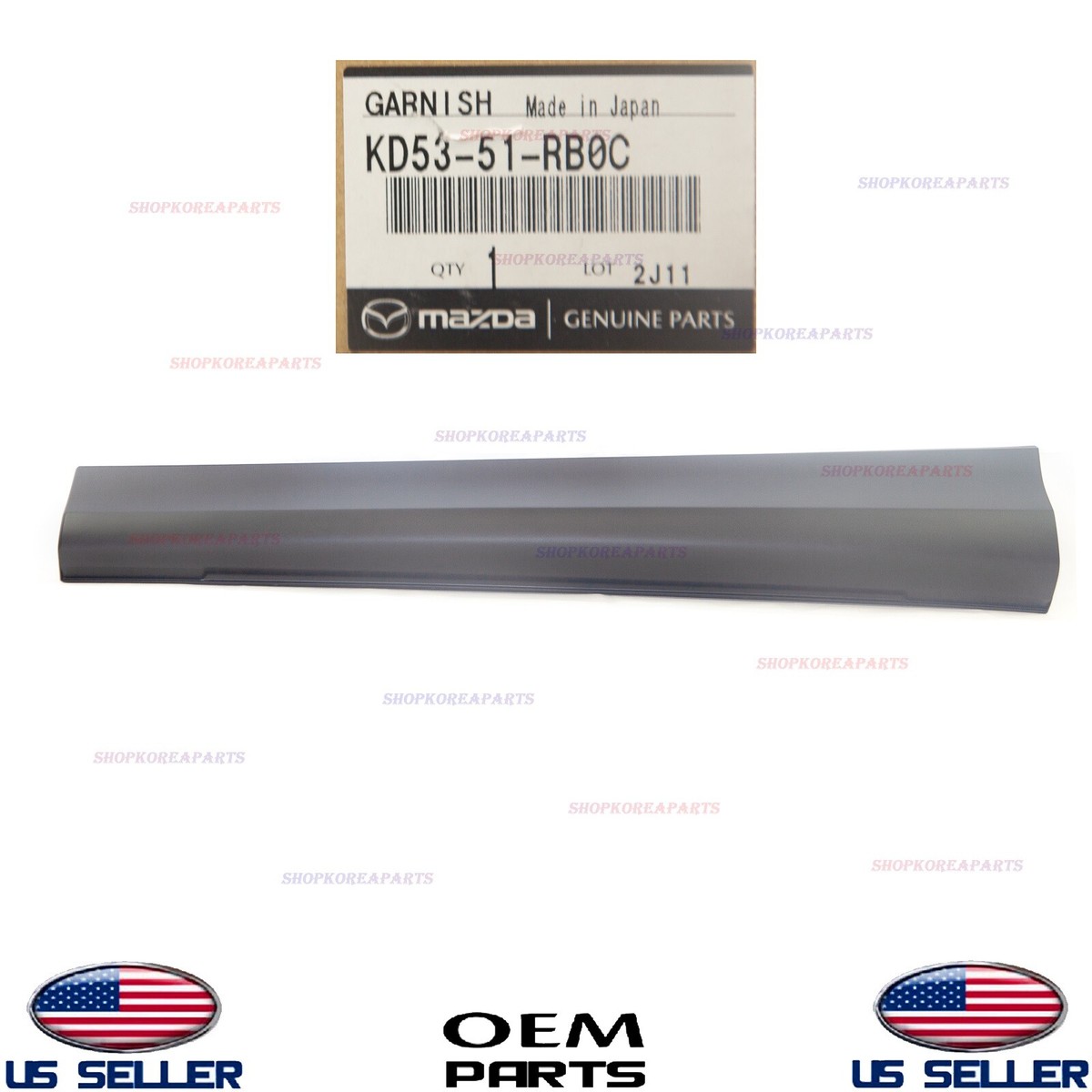 Genuine Front Door Lower Molding LEFT Driver Side ⭐OEM⭐ Mazda CX